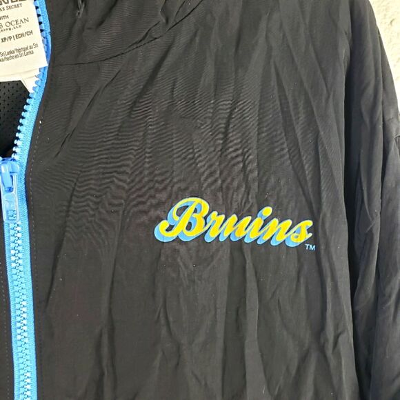 Women's Victoria Secret's Pink Collegiate Black Zip Up UCLA Bruins Windbreaker - Picture 4 of 13
